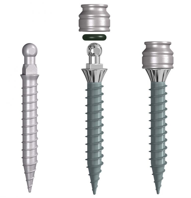 Mini-Implantate: Kugelkopfanker mit Schnappverschluss